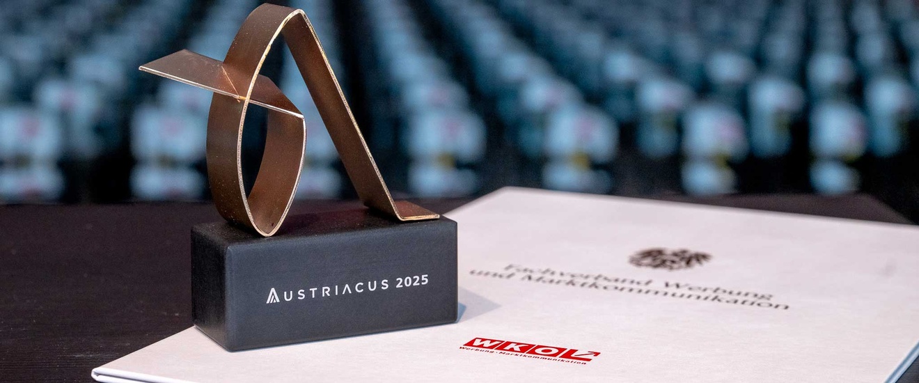 Trophäe des AUSTRIACUS Bundeswerbepreises