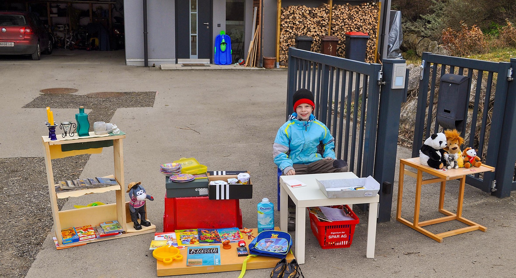 Max Spiess mit seinem ersten 