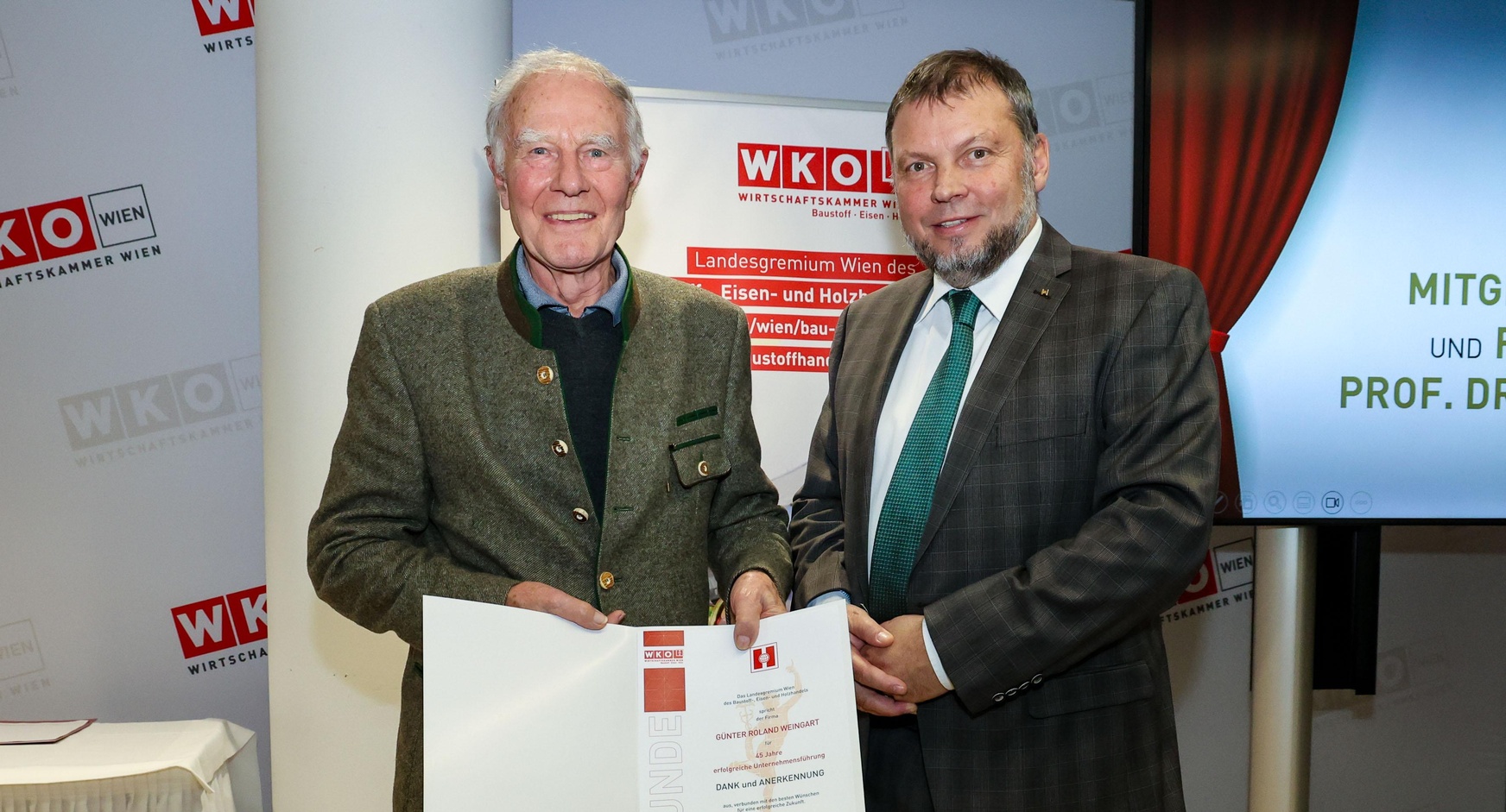 LG Baustoff-, Eisen- und Holzhandel Mitgliederehrung 2024 und Fachvortrag