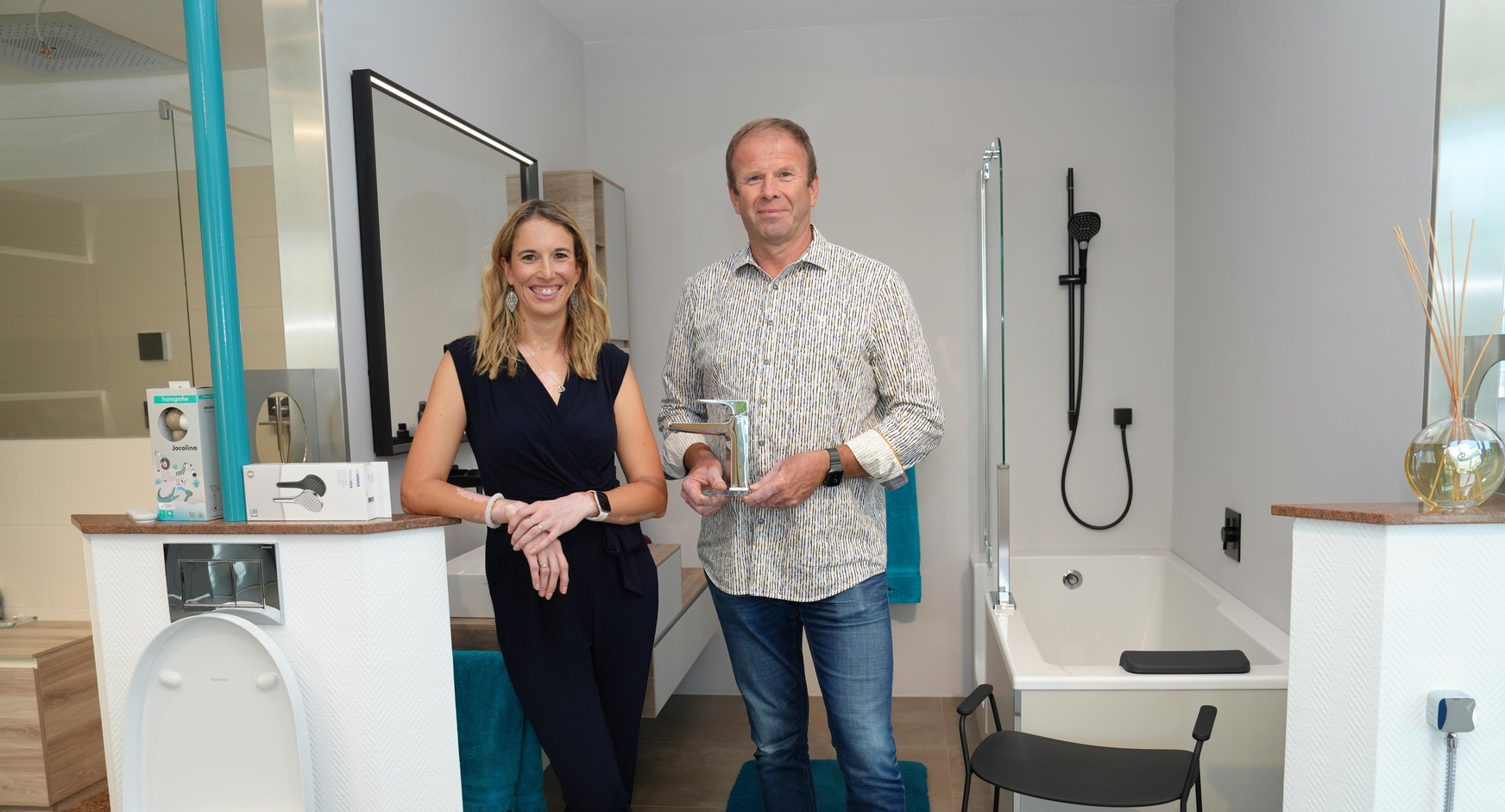 Kristin Karolyi-Ensbacher und ihr Vater Robert 