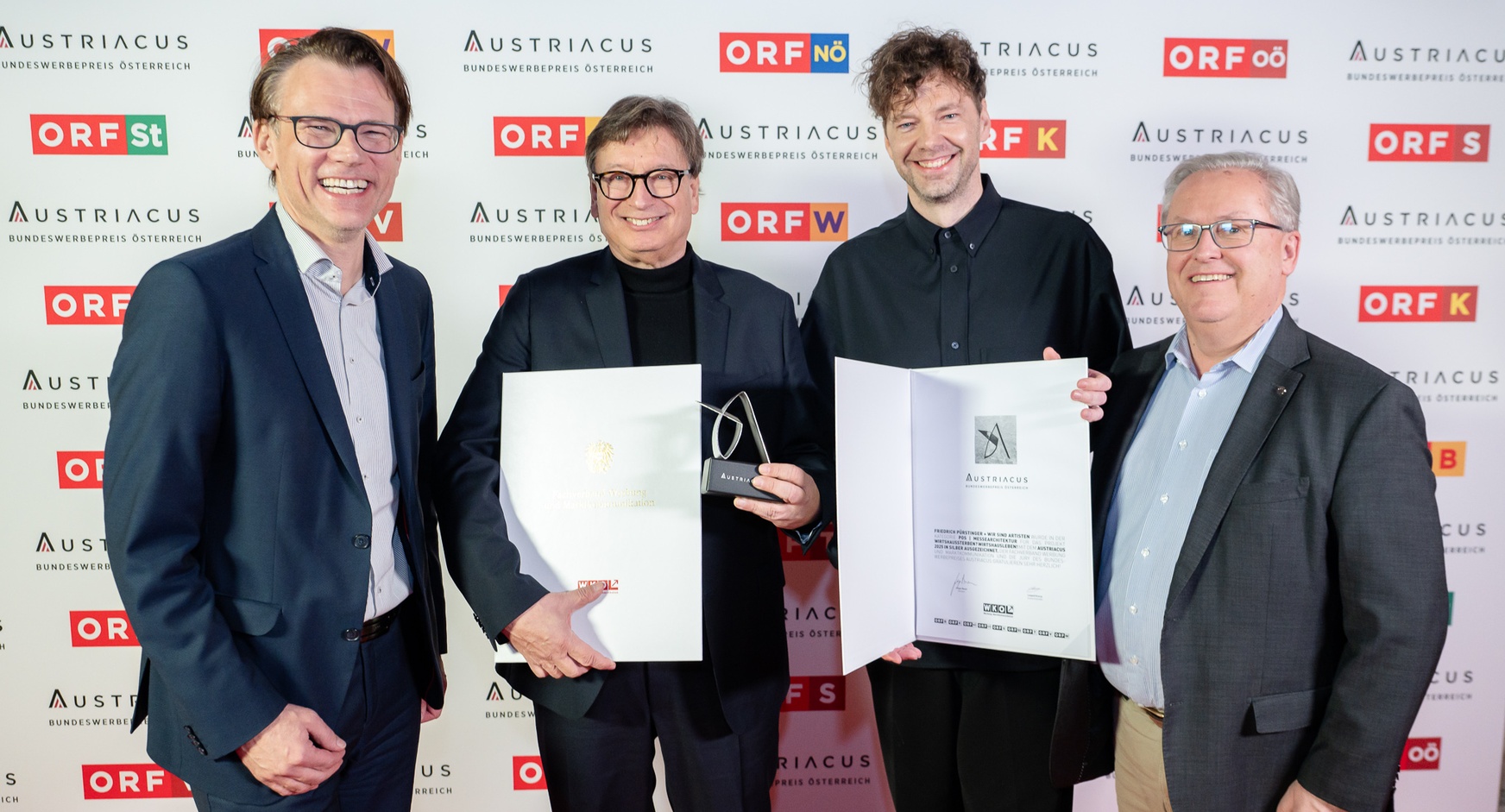 Teilnehmer und Gewinner des AUSTRIACUS  Bundeswerbepreises 2025