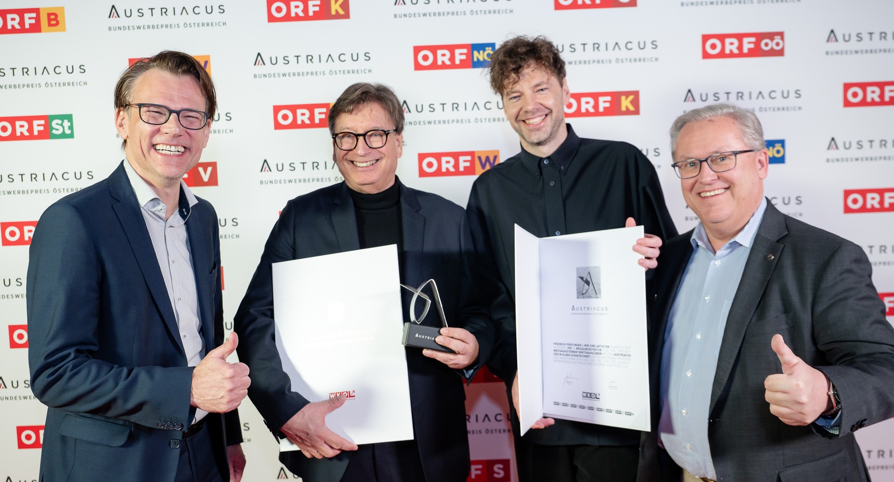 Teilnehmer und Gewinner des AUSTRIACUS  Bundeswerbepreises 2025