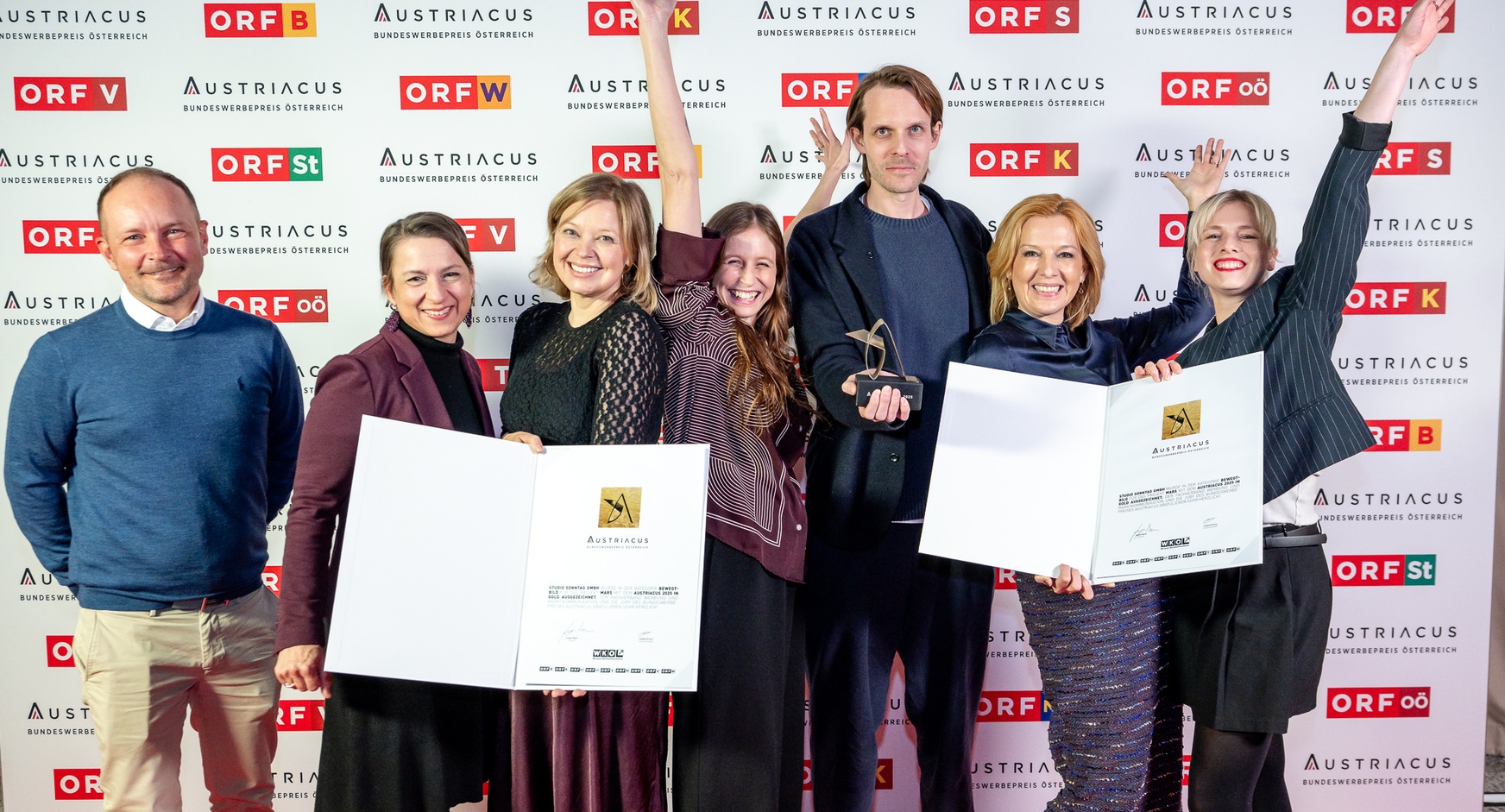 Teilnehmer und Gewinner des AUSTRIACUS  Bundeswerbepreises 2025