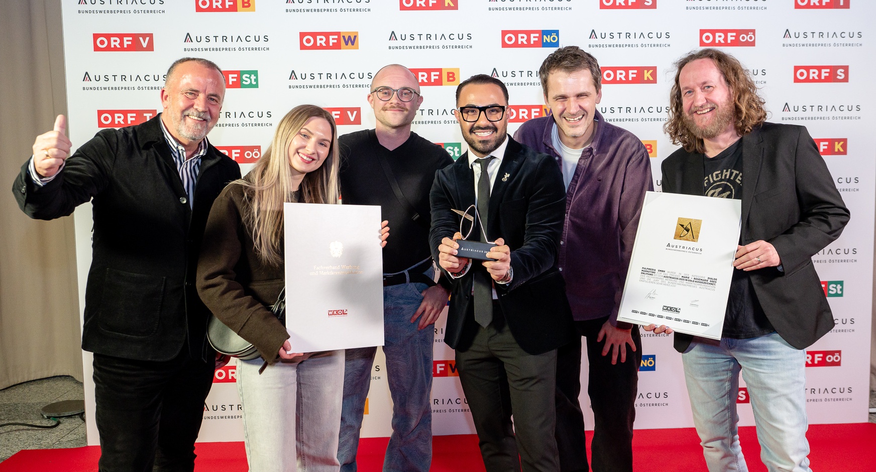 Teilnehmer und Gewinner des AUSTRIACUS  Bundeswerbepreises 2025