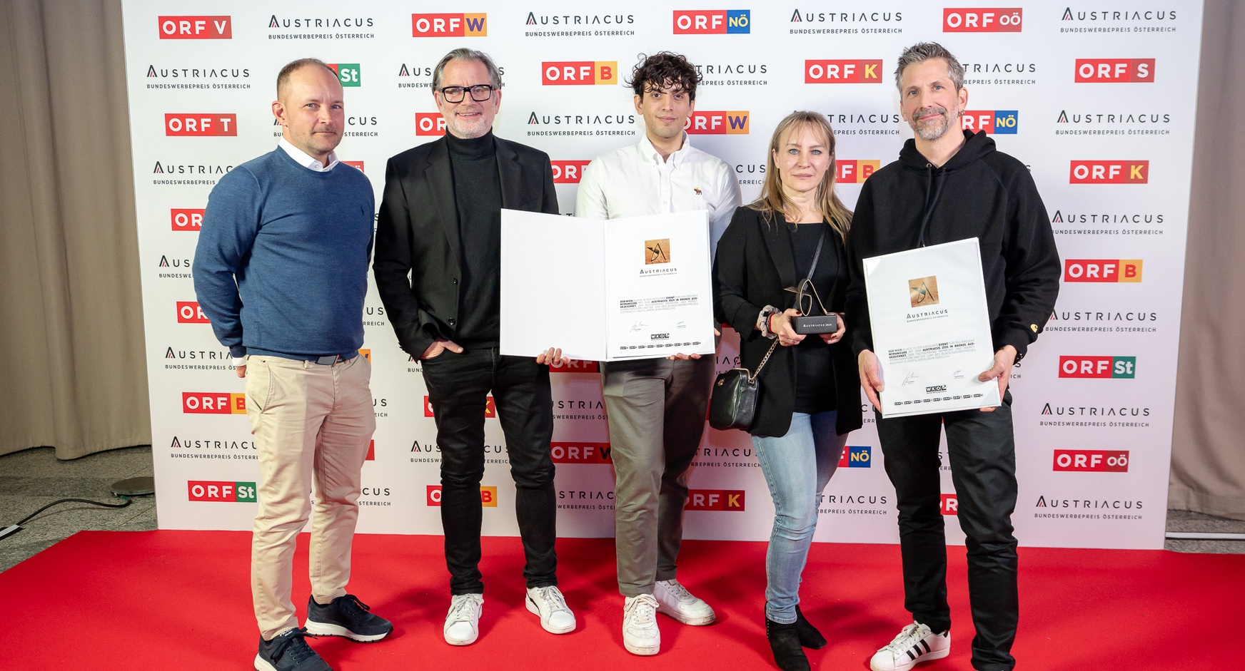 Teilnehmer und Gewinner des AUSTRIACUS  Bundeswerbepreises 2025