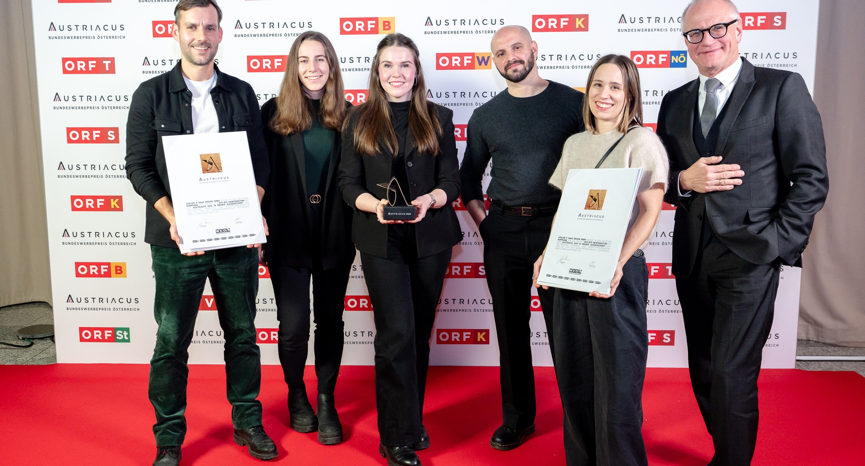 Teilnehmer und Gewinner des AUSTRIACUS  Bundeswerbepreises 2025