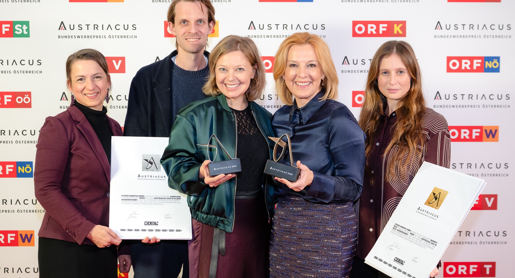 Teilnehmer und Gewinner des AUSTRIACUS  Bundeswerbepreises 2025