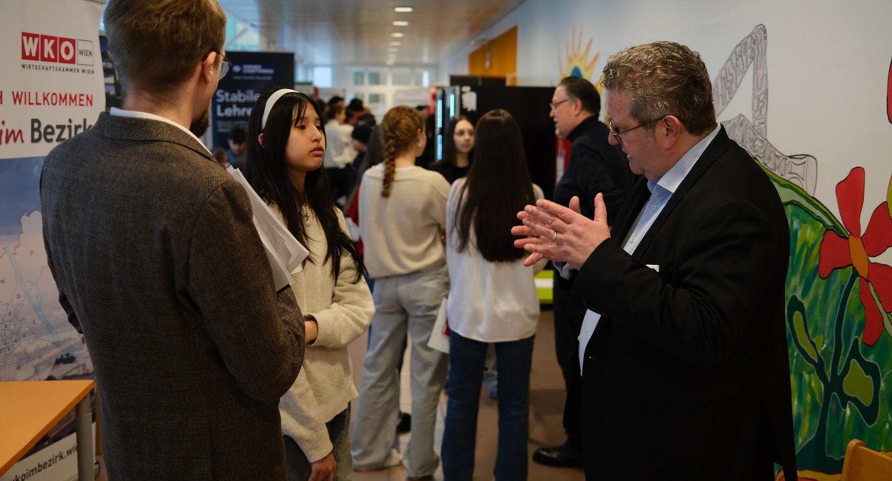 Karrieremesse an der Mittelschule Neubaugasse