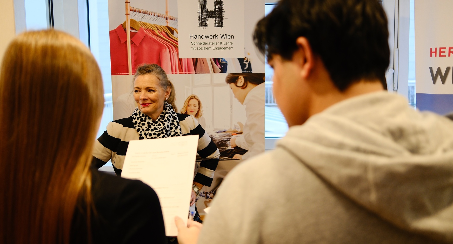 Karrieremesse an der Mittelschule Neubaugasse