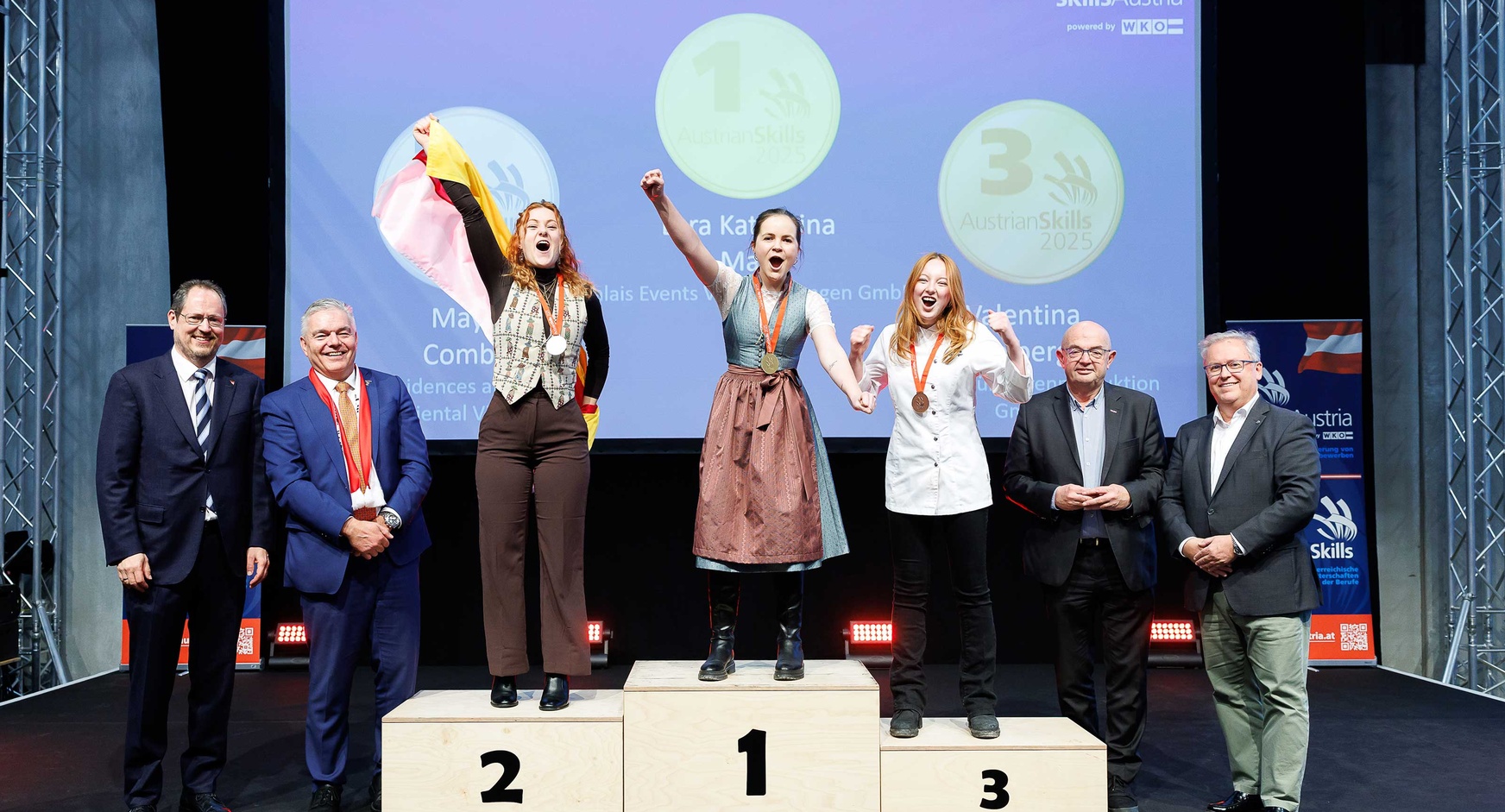 Teilnehmer bei den AustrianSkills 2025 im beruf Konditor