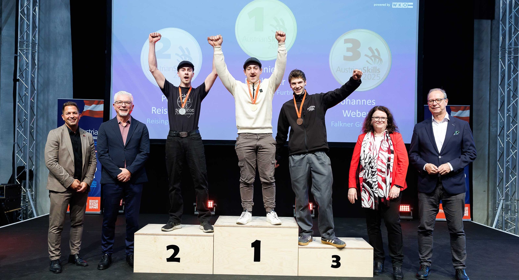 Gewinner der AustrianSkills 2025 in den Berufen der Metalltechnik