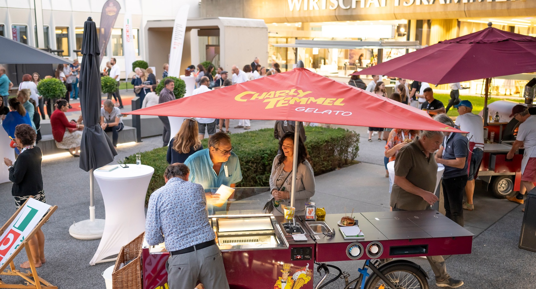 Eis - Streetfood in der Outdoor-Area