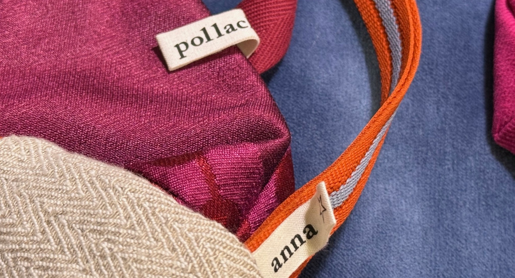 Stoffmuster aus Werkstatt von Anna Pollack