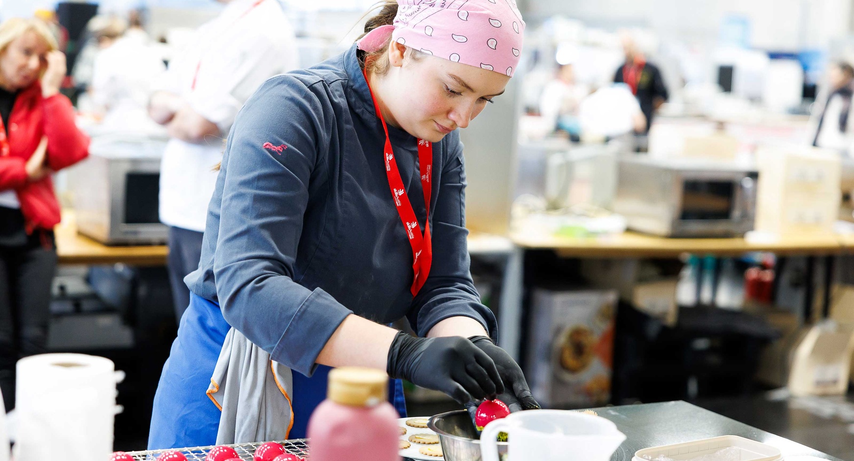Teilnehmer bei den AustrianSkills 2025 im beruf Konditor