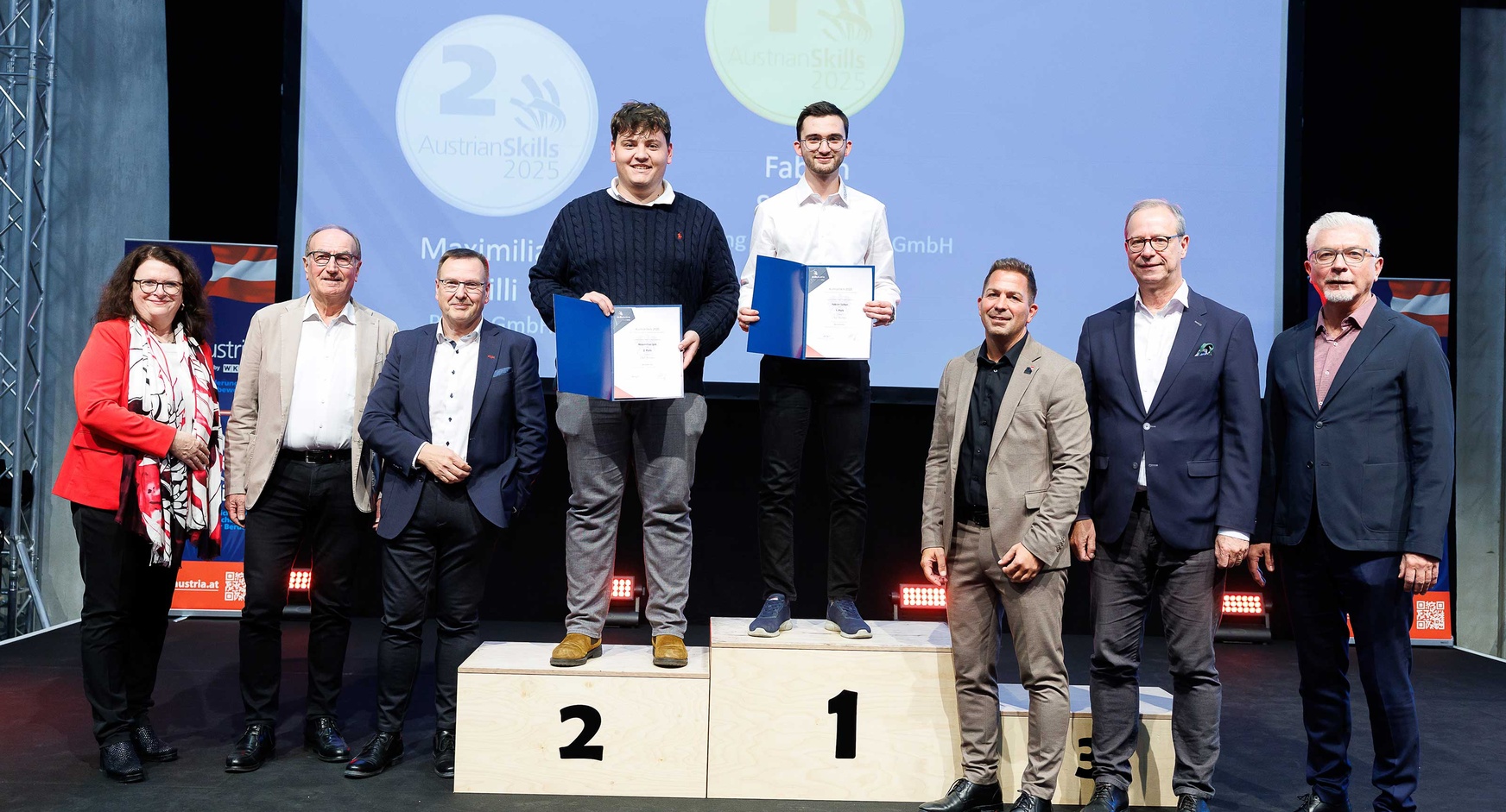 Gewinner der AustrianSkills 2025 in den Berufen der Metalltechnik