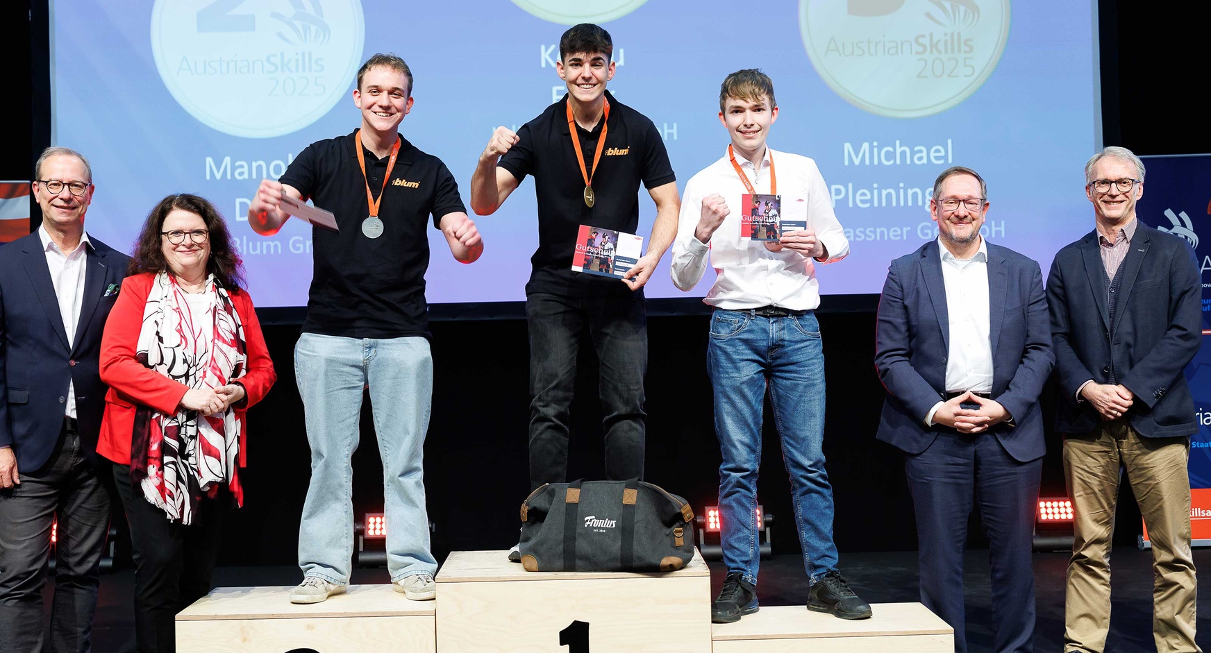 Gewinner der AustrianSkills 2025 in den Berufen der Metalltechnik