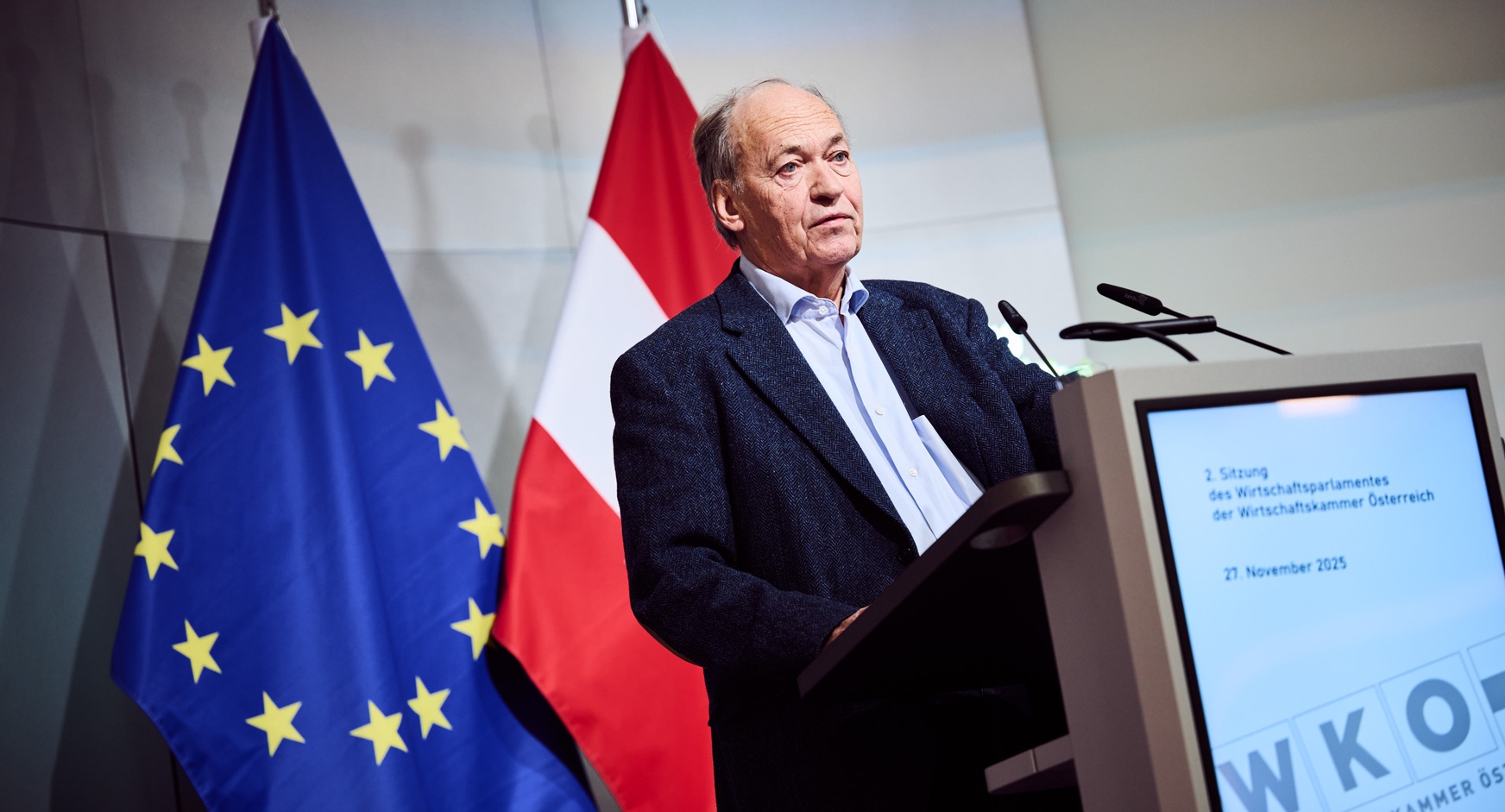 2. Sitzung des Wirtschaftsparlamentes am 27. November 2025