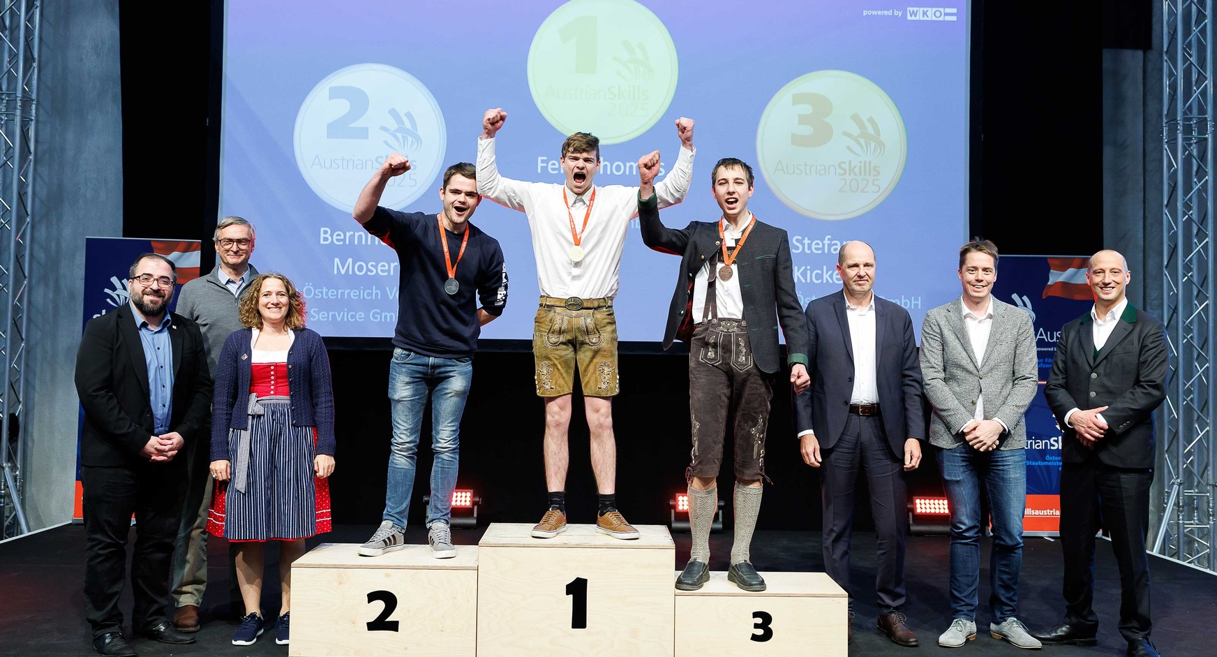 Gewinner der AustrianSkills 2025 in den Berufen der Metalltechnik