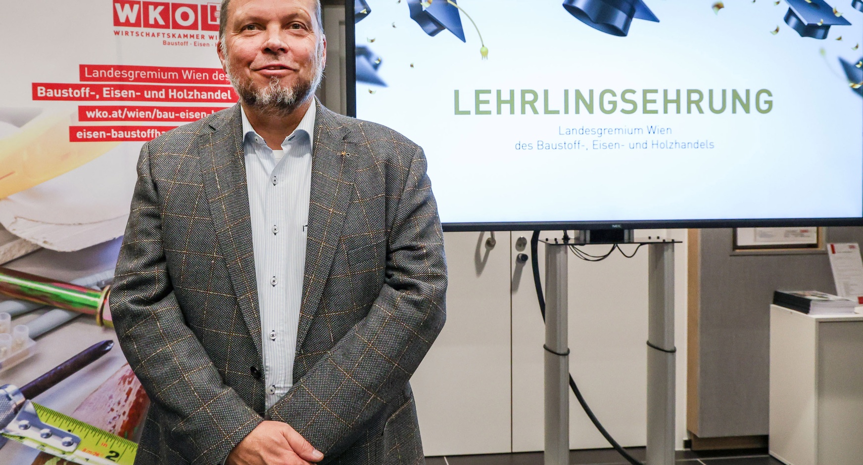 Lehrlingsehrung 2024 - Landesgremium des Baustoff-, Eisen- und Holzhandels