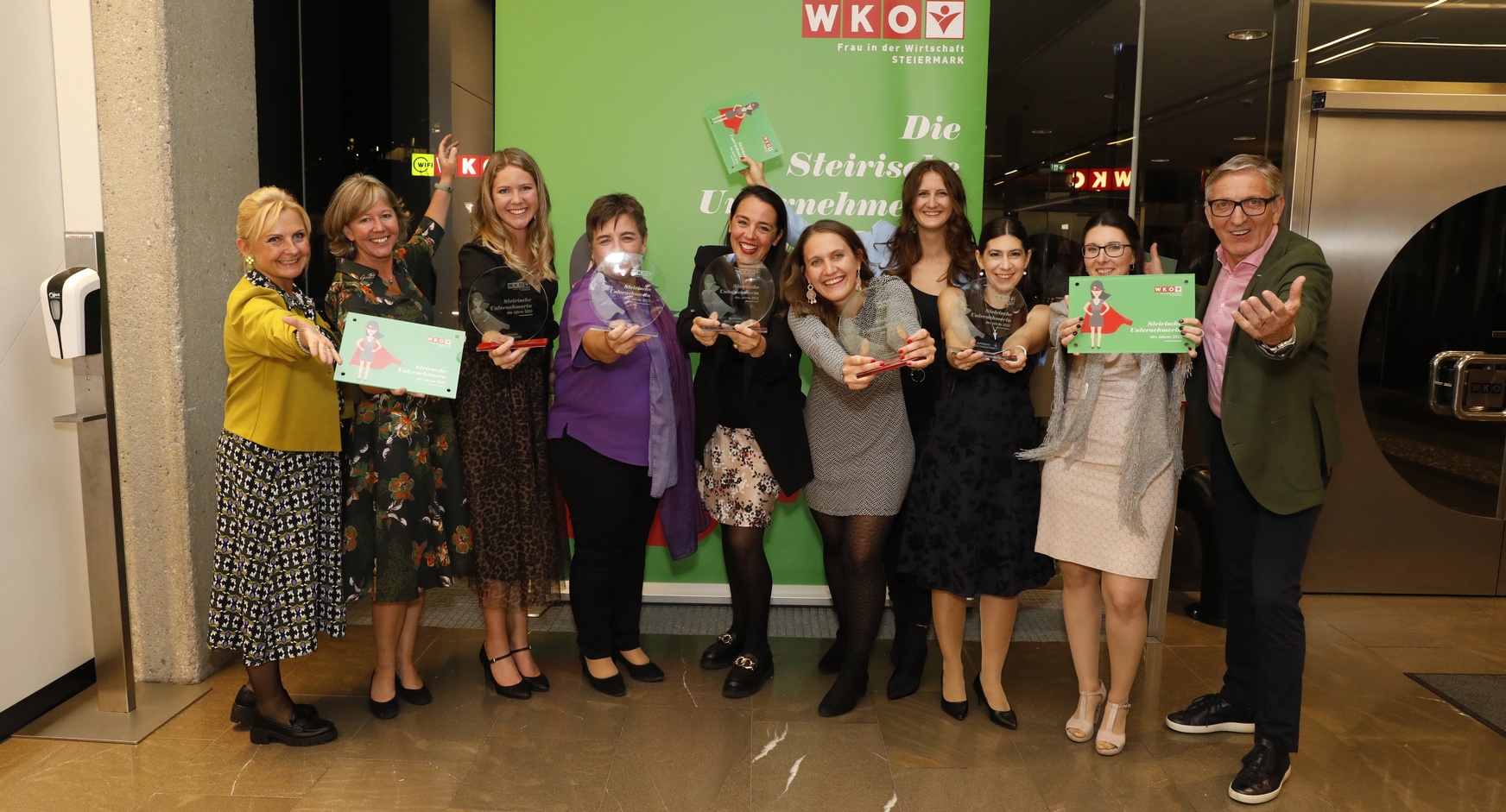 Die Unternehmerinnen des Jahres hatten Grund zum Feiern