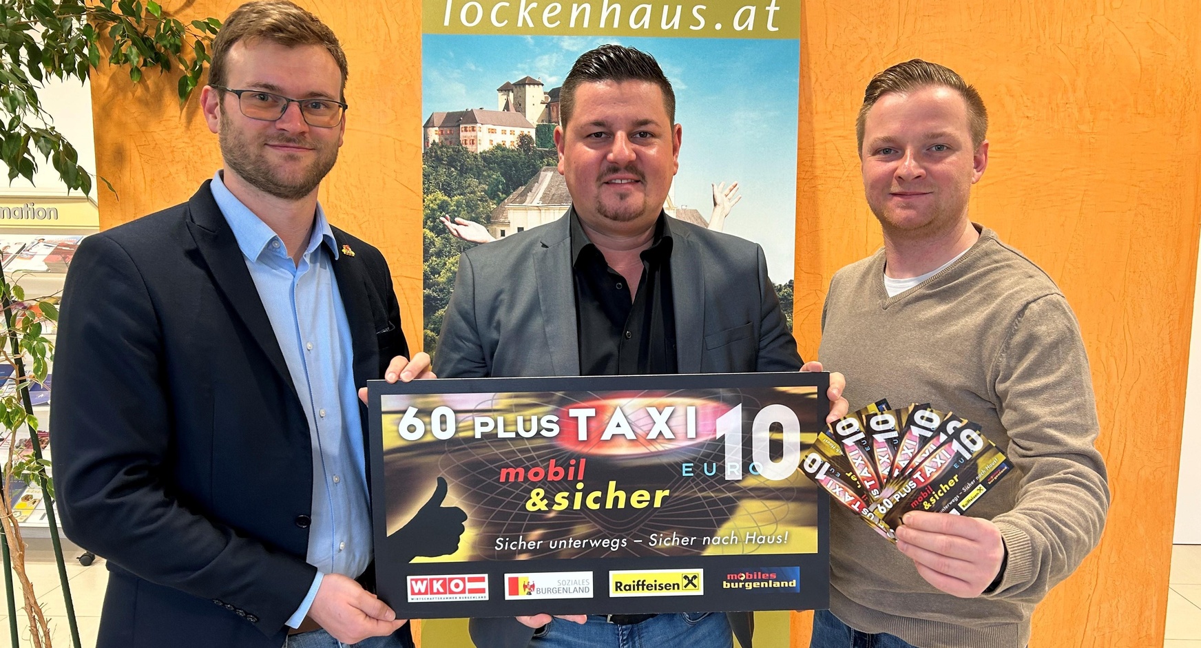 Fachgruppenobmann Hubert Bleich, Bürgermeister Michael Kefeder und Vize-Bürgermeister Christoph Frühstück (v. l.). 