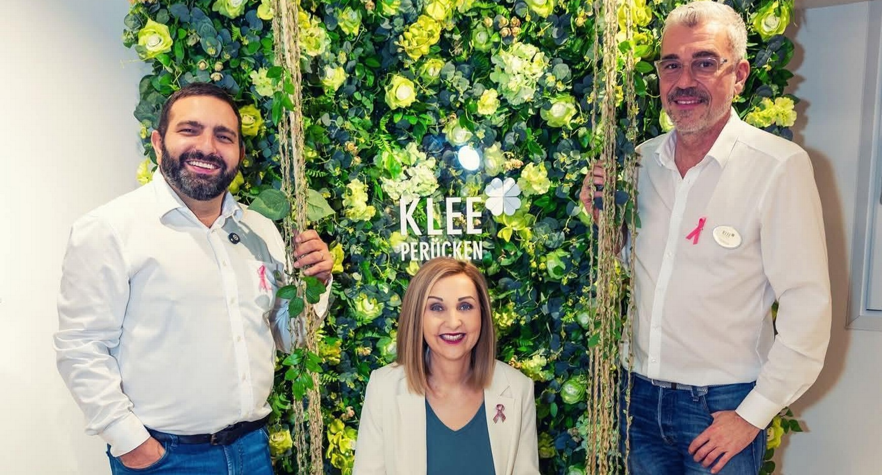 Sascha Klee, Claudia Altmann-Pospischek (Krebsbloggerin) und Christoph Klee (v. l.) 