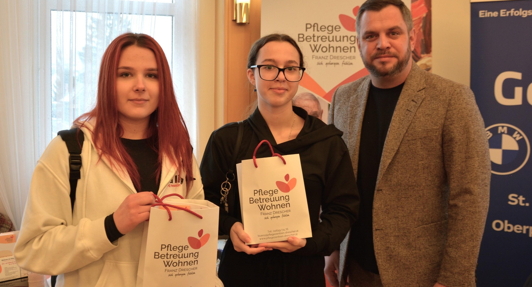 Obmann Franz Drescher möchte bei den Lehrlingscastings junge Menschen für eine Ausbildung im Pflegebereich begeistern 