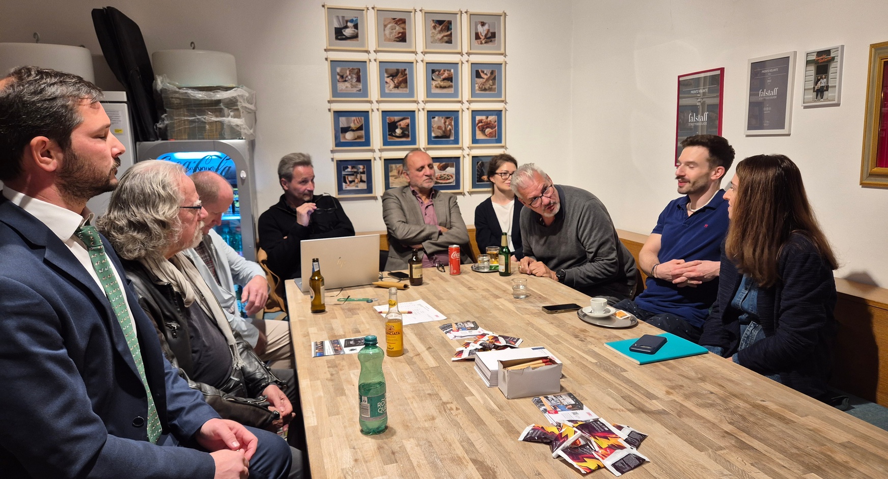 Erstes Businesstreffen mit Bezirksobmann Roland Grafl