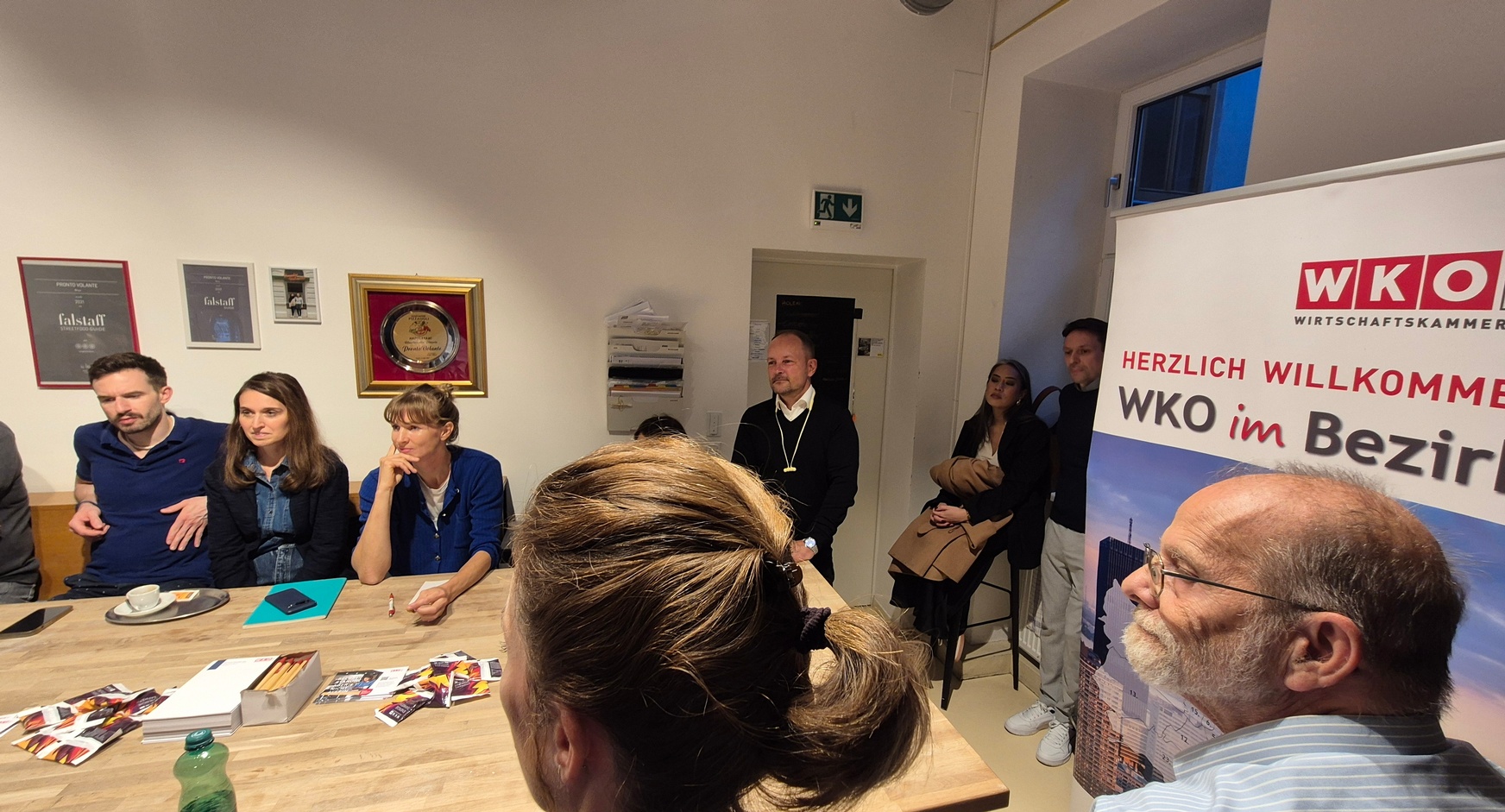 Erstes Businesstreffen mit Bezirksobmann Roland Grafl