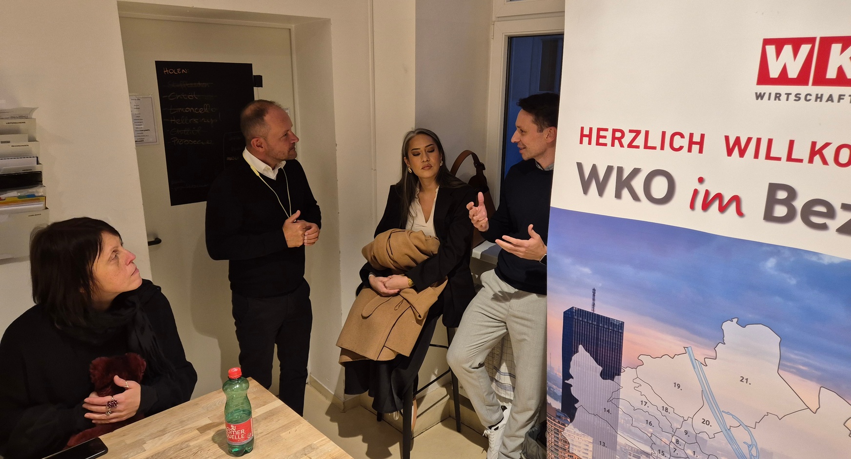 Erstes Businesstreffen mit Bezirksobmann Roland Grafl