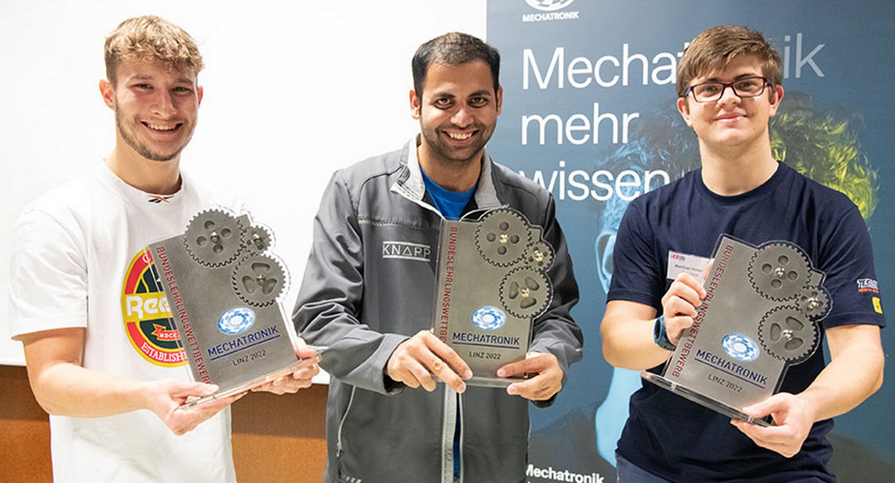 Gewinner des Bundeslehrlingswettbewerb der Mechatroniker 2022