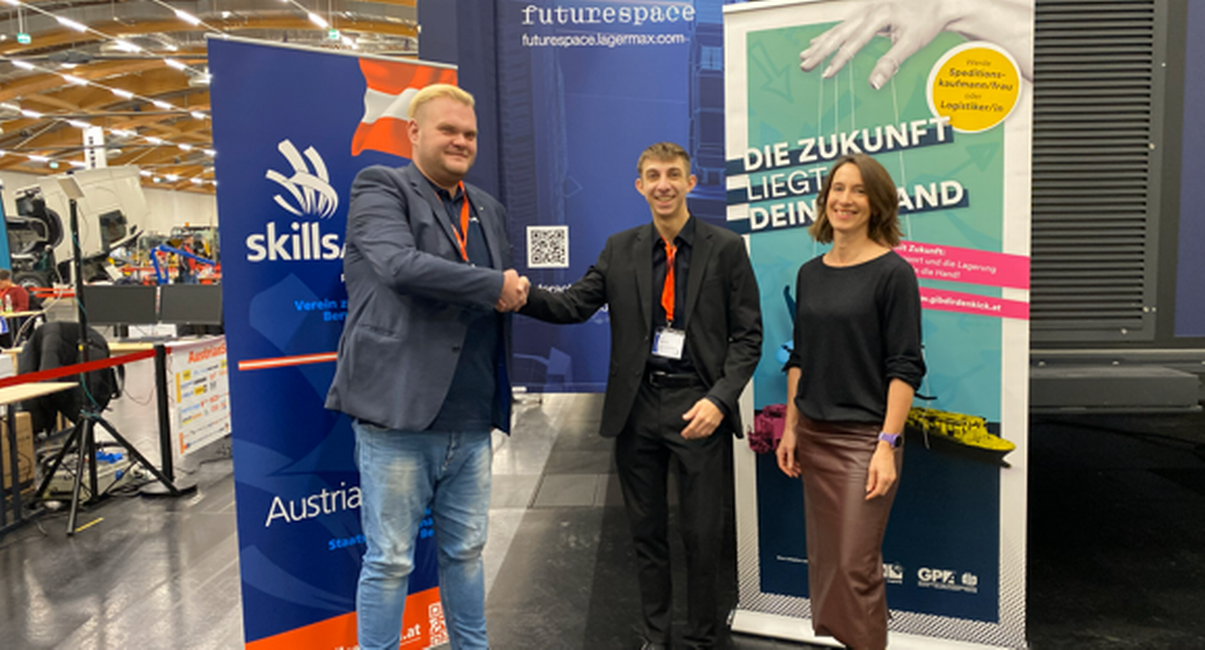 Personengruppe: Staatsmeisterschaften für den Lehrberuf Speditionskauffrau/-mann im Messezentrum Salzburg