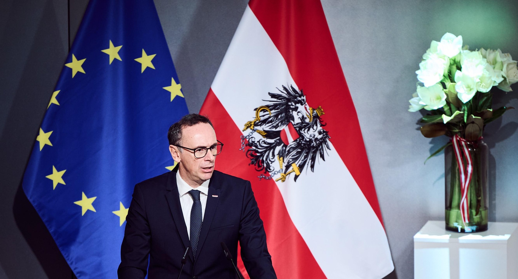 WKÖ-Generalsekretär Jochen Danninger bei der 2. Sitzung des Wirtschaftsparlamentes am 27. November 2025