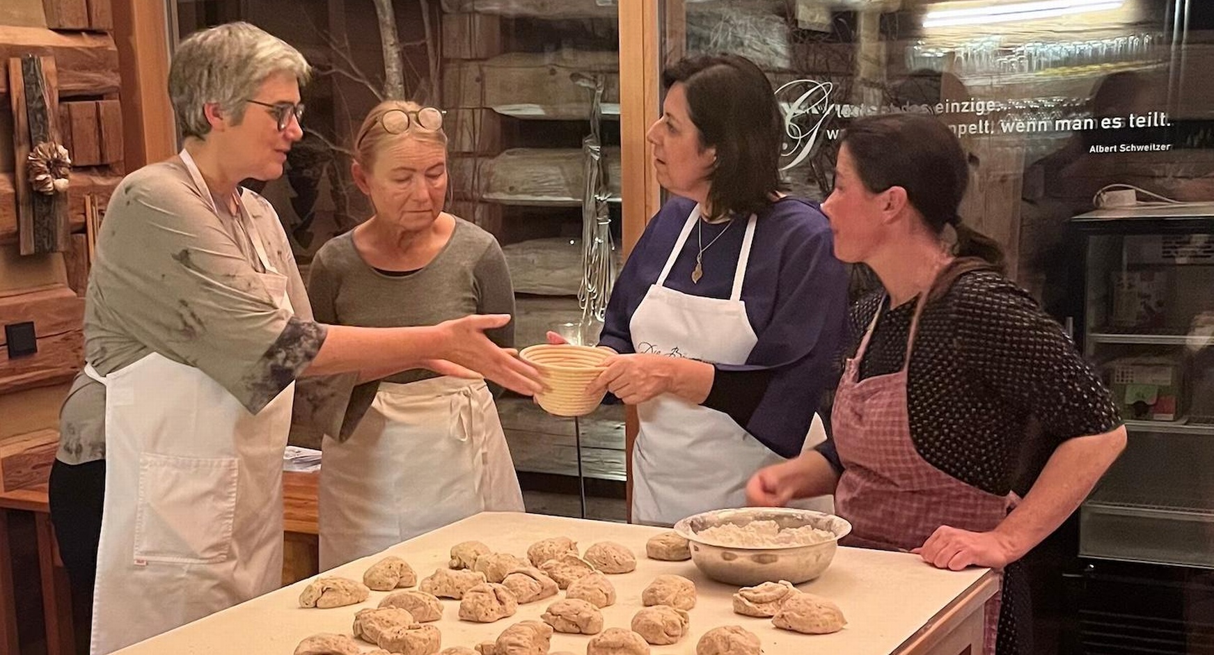 Impressionen vom IC Brotbackkurs