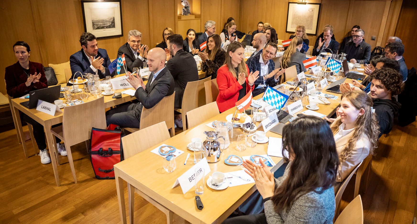 Teilnehmer:innen bei der Veranstaltung