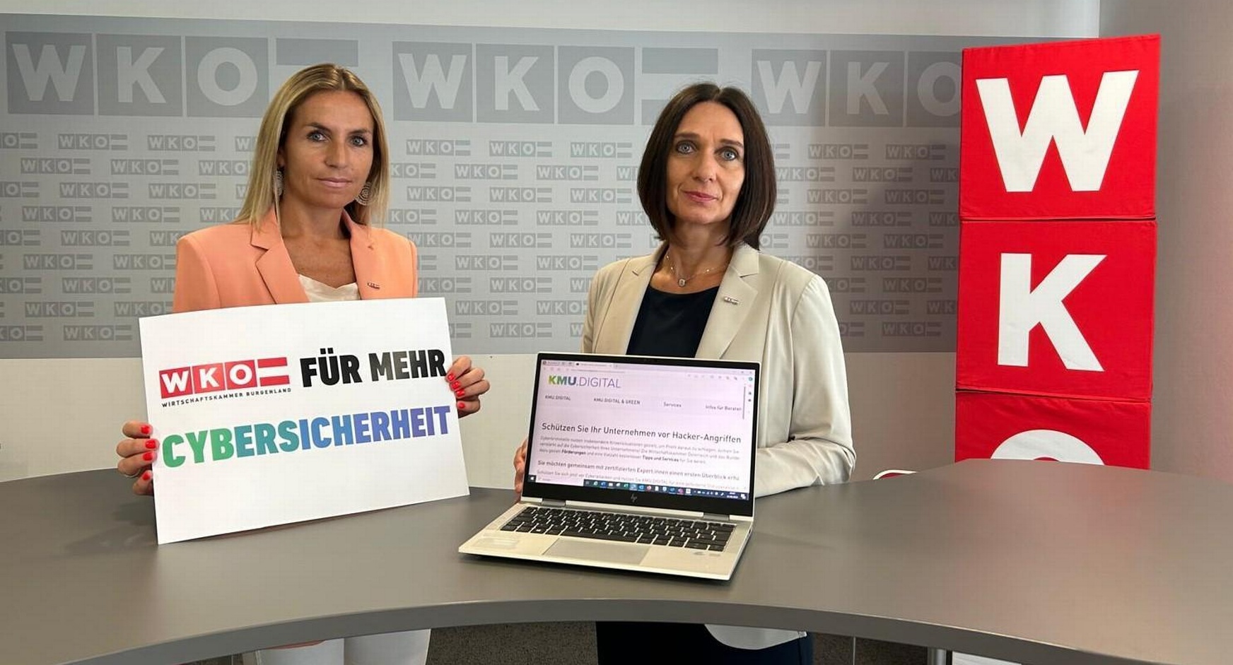 WK-ServiceCenter-Leiterin Carola Fuchs und WK-Förder- und Steuerexpertin Natascha Kummer (v. l.). 