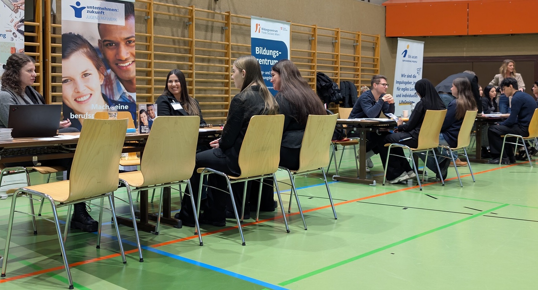 Lehrlings-Speed-Dating an der Fachmittelschule in Wien 23