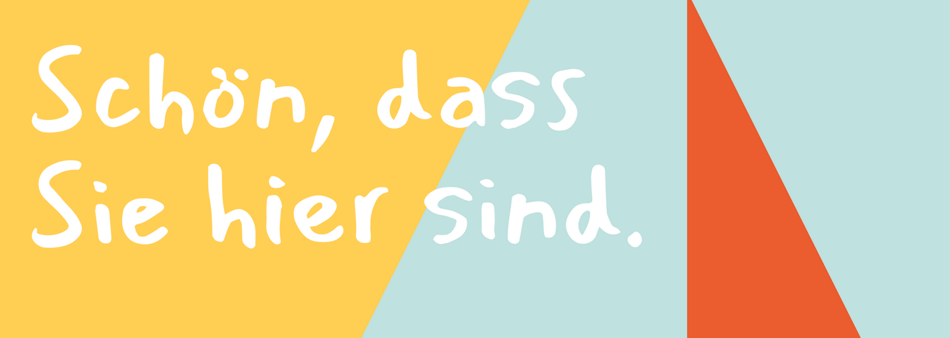 Logo Schön, dass Sie hier sind