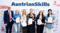 Die Gewinnerinnen der AustrianSkills 2025 im Beruf Verkauf