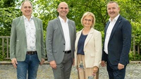 Tag der Kfz-Wirtschaft: Niegelhell, Jagersberger, Lechner, Marichhofer (v. l.)