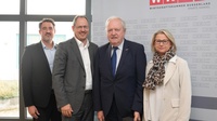 Spartengeschäftsführer Thomas Jestl, Bundesspartenobmann Rainer Trefelik, KommR Hans Joachim Pinter und Spartenobfrau KommR Bettina Mayer-Toifl (v. l.). 