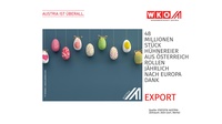 48 Millionen Stück Hühnereier aus Österreich rollen jährlich nach Europa dank Export