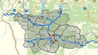 Landkarte Fahrverbot Ennstal und Salzkammergut