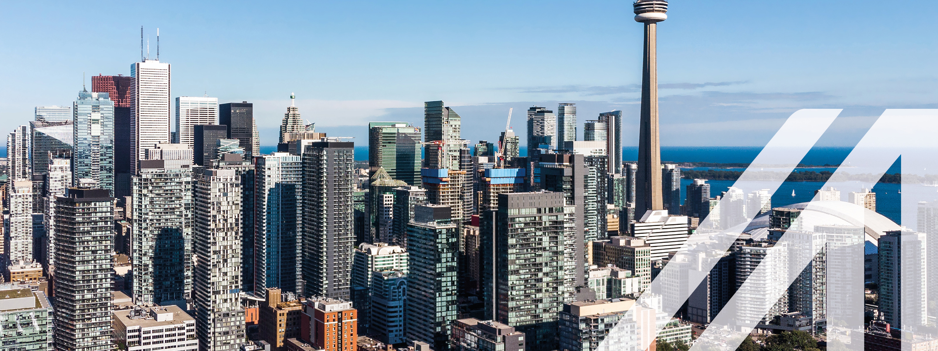 Luftaufnahme von Downtown Toronto, Ontario, Canada