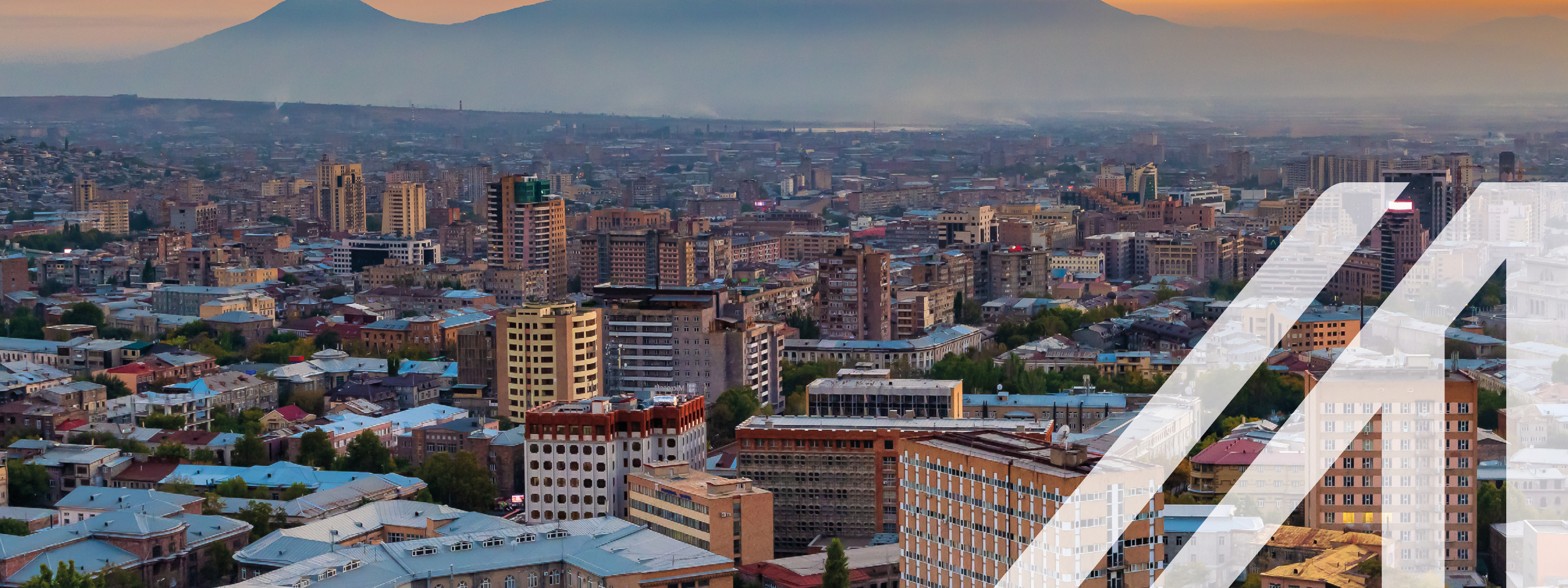 Blick auf Jerewan, Hauptstadt von Armenien