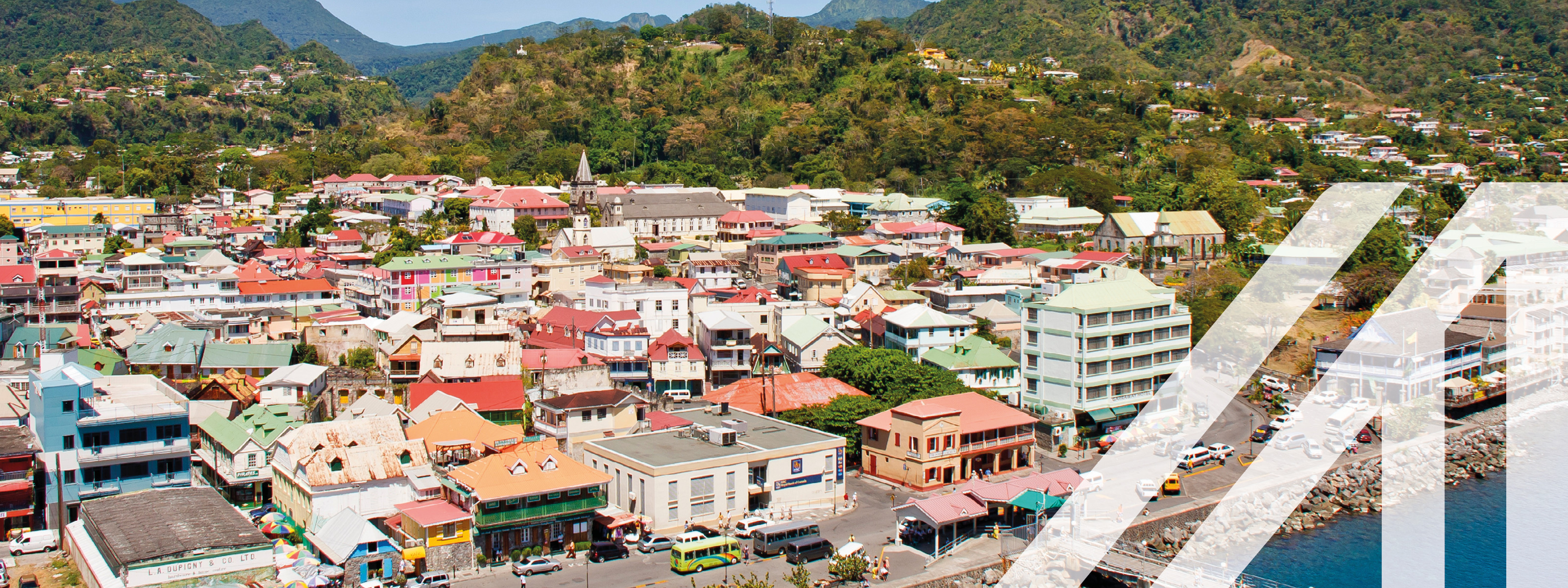 Bridgetown, Hauptstadt von Barbardos mit Hafen