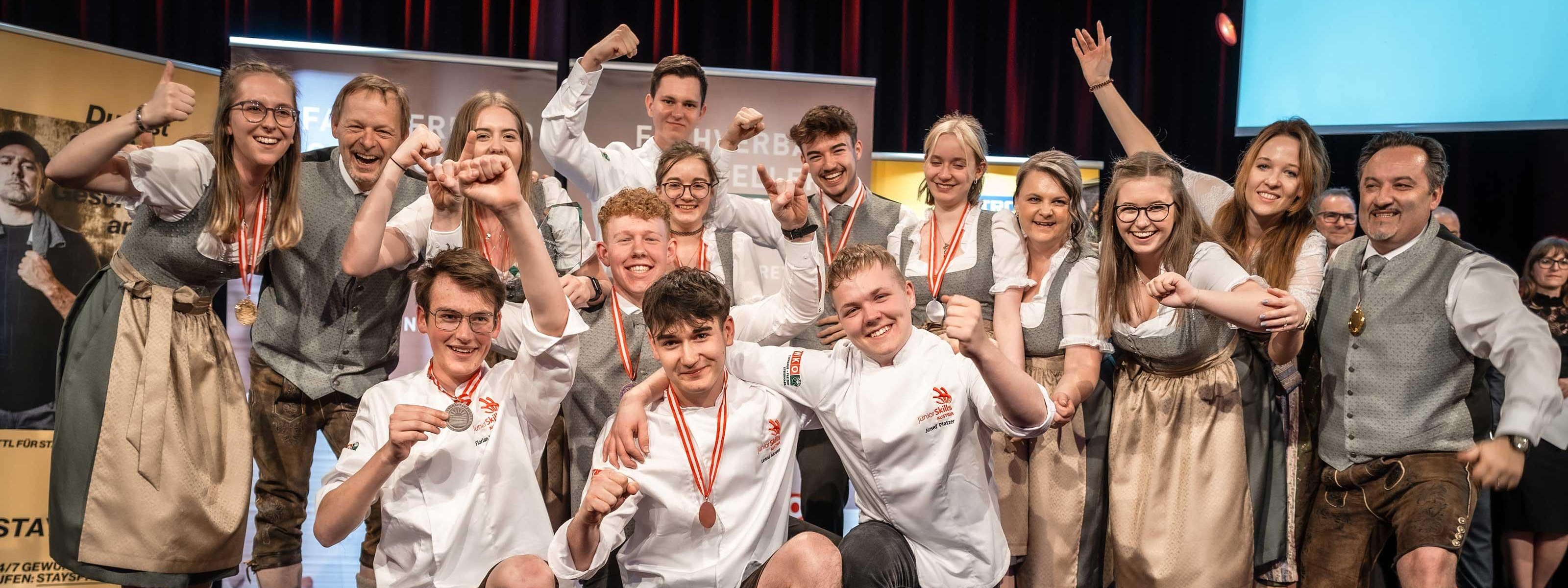 Teilnehmer der juniorSkills Tourismusberufen 2024