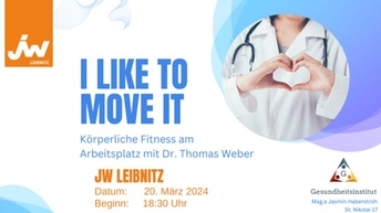 JW Leibnitz I like to move it