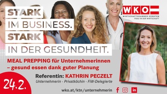 Mehrere lächelnde Frauen inklusive der Vortragenden Kathrin Peczelt.
