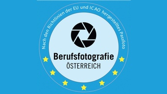 Logo des Gütesiegels für Passfotos